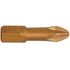 Pozi 2 X 25mm Insert Bit Torsion Titanium Coated Pz2